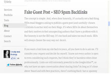 Fake Guest post-SEO spam Backlinks